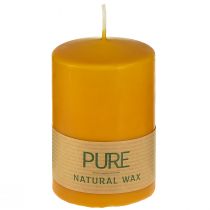 Article Bougie pilier Bougies Wenzel Bougies PURE Miel de stéarine 90x60mm