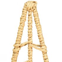 Article Support de décoration de sapin de Noël métal bois naturel H39cm 2pcs