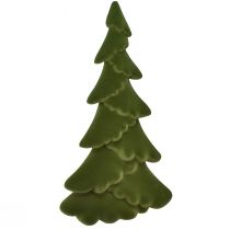 Article Décoration de sapin de Noël Sapin de Noël floqué vert 76cm