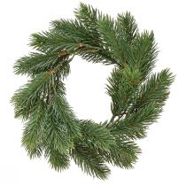 Article Couronne de sapin artificiel verte petite couronne de Noël Ø25cm