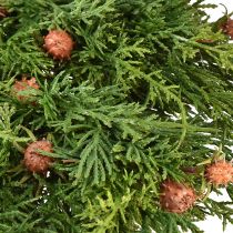 Article Couronne de sapin Thuya avec base de bourgeons couronne de vigne Ø50cm