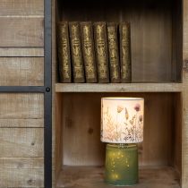 Article Lampe de table LED à motif floral pour un éclairage élégant du salon, 23 cm