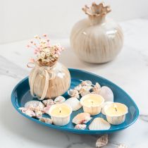 Article Bol de table en métal, objet de décoration élégant et fonctionnel pour les espaces de vie, 28 cm