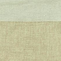 Article Jardinière Panier en Tissu de Jute Naturel Utensilo Ø26cm H21cm 3pcs