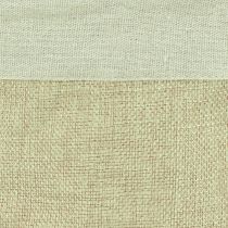 Article Jardinière Panier en Tissu de Jute Naturel Utensilo Ø28cm H25cm 3pcs
