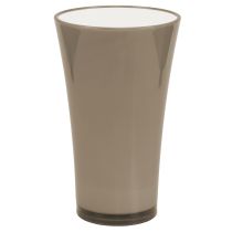 Vase &quot;Fizzy&quot; Ø16cm H27cm gris platine 1 pc