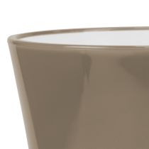 Article Vase &quot;Fizzy&quot; Ø13,5cm H20cm gris platine 1 pc
