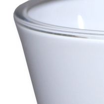 Vase "Fizzy" blanc, 1pce
