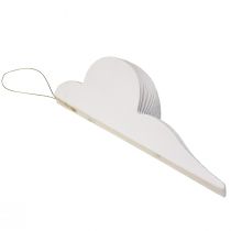 Article Boule de Noël en papier nid d'abeille décoration oignon blanc FSC Ø12cm