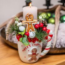 Article Tasse de Noël Joyeux Noël en céramique blanche H10,5cm
