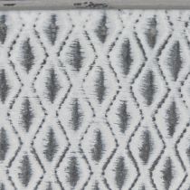 Article Bol en zinc à motif losange 22cm×12cm
