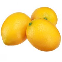 Article Nourriture artificielle décoration citron Ø5,5cm H8cm 6 pcs