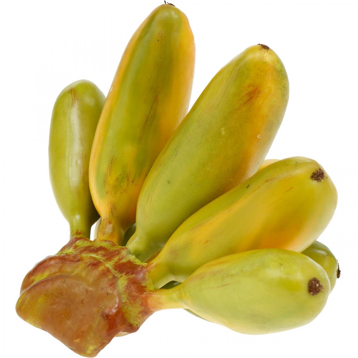 Floristik24 Be Regime Artificiel De Banane Fruit Decoratif Bebe Banane L7 9cm 32 Articles De Decoration