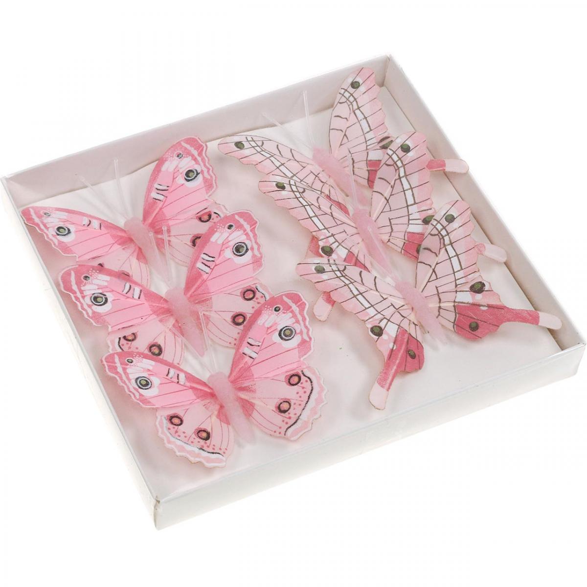 Lot 60 Papillons Décoratifs PVC + 6 Oiseaux Simulés – Idéal Jardin, Fête Et Décoration Extérieure