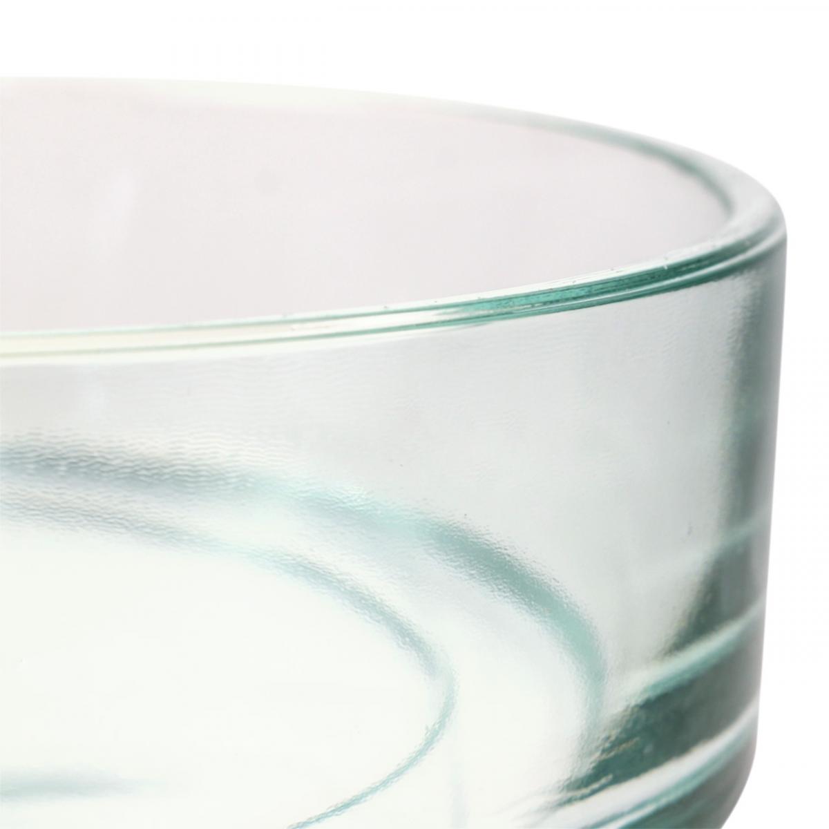 Bol En Verre Rond 19 Cm – Grand Bol Profond Pour Salade, Fruits, Bonbons, Empilable Et Transparent