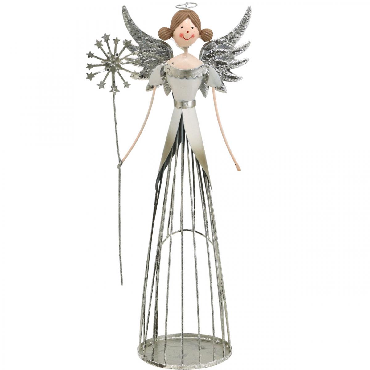 Figurine Ange, BOUGEOIR Ange Lumineux (HT 14 X 21 cm), Statuette Ange,  Angelot