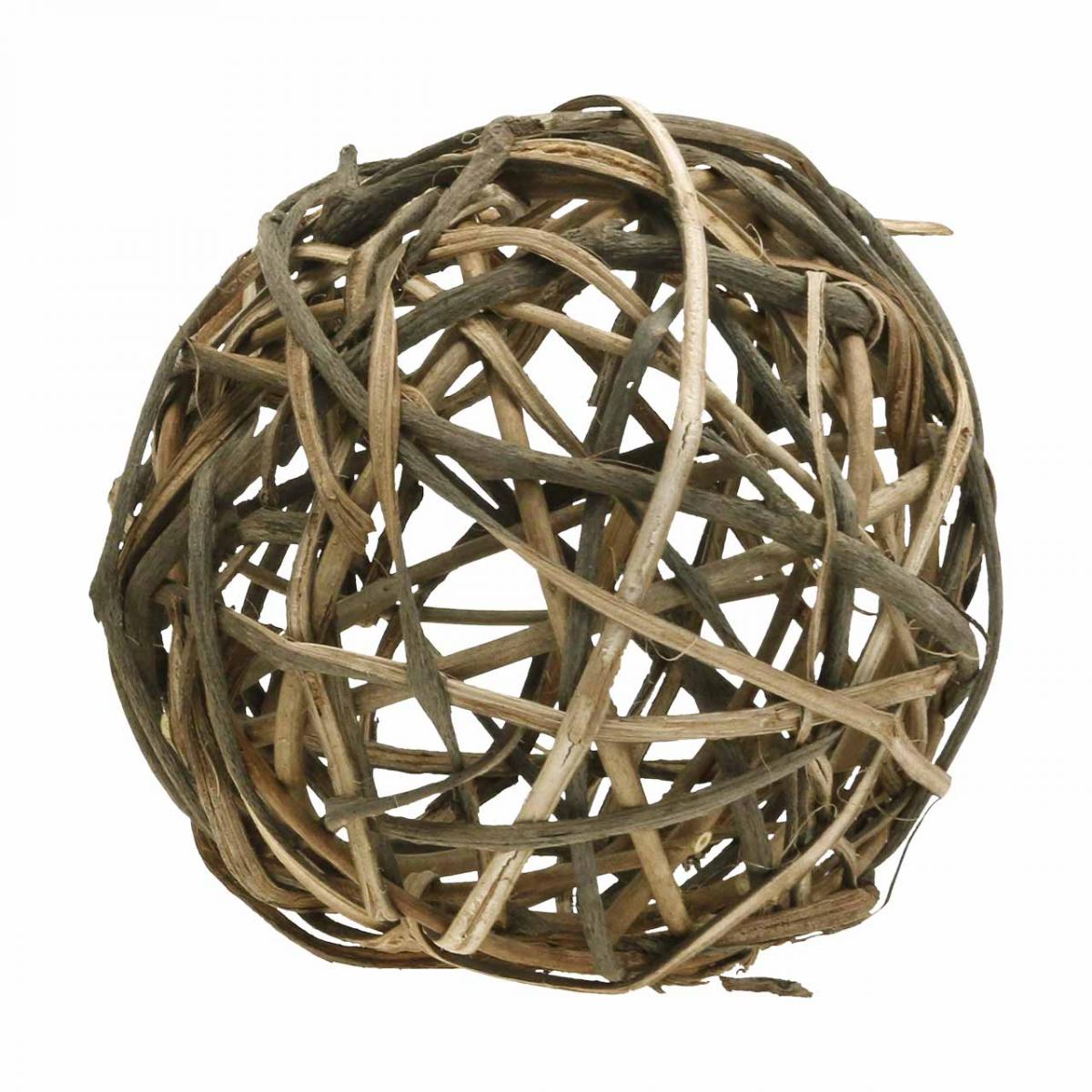 Garneck 30pièces Boules Vigne Naturelle pour Décoration DIY Ornements Suspendus Rattan pour Écoles Hôtels Et Maisons Couleur