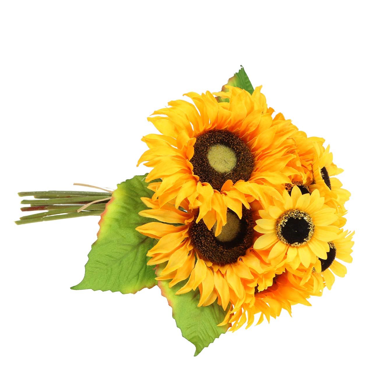 Lot De 30 Tournesols Artificiels - Fleurs Décoratives Jaunes 10 Cm, Pour Mariage, Décoration Maison, DIY, Artisanat, Fêtes - 2