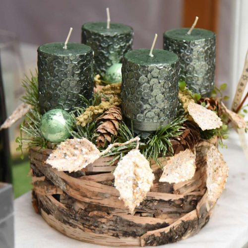 Floristik24 Branche décorative or et paillettes Branche de décoration de Noël paillettes 65cm