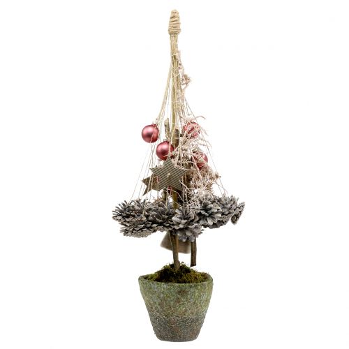 Floristik24 Pot de mousse gris Ø16cm H13,5cm 1pc