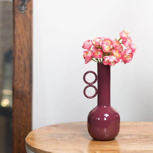 Article Bouquet de renoncules artificielles, décoration de table élégante, 32 cm, 5 pièces