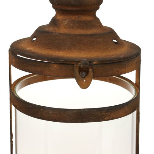 Floristik24 Lanterne Déco Lanterne Déco Métal Aspect Rouille Ø15cm H46cm