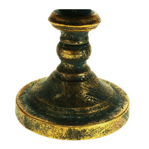Floristik24 Bol décoratif bol antique avec pied coupe dorée Ø36cm H29.5cm