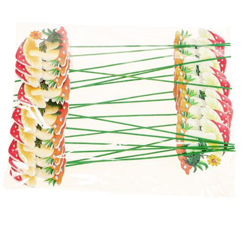 Article Bouchon décoratif bouchon de fleur en bois décoration grenouille 6,5 cm 18 pièces
