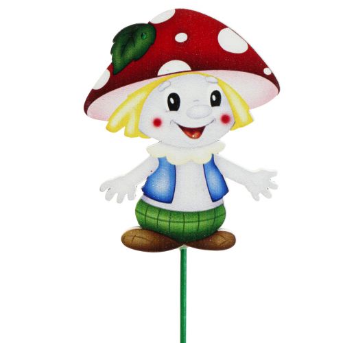 Floristik24 Bouchon de fleur champignon en bois bouchon décoratif champignon enfants 5,5 cm 18 pcs