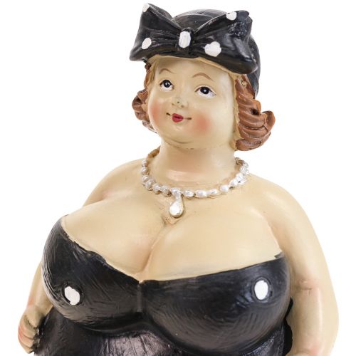 Floristik24 Figurine décorative femme potelée dames figurine décoration salle de bain H16cm lot de 2