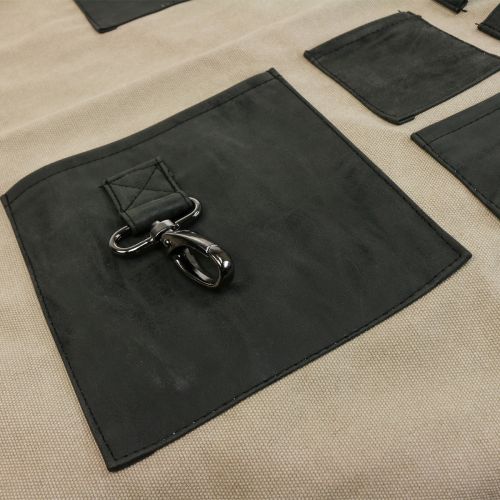 Article Tablier de sac à outils de jardin Tablier de jardin kaki 83×85cm