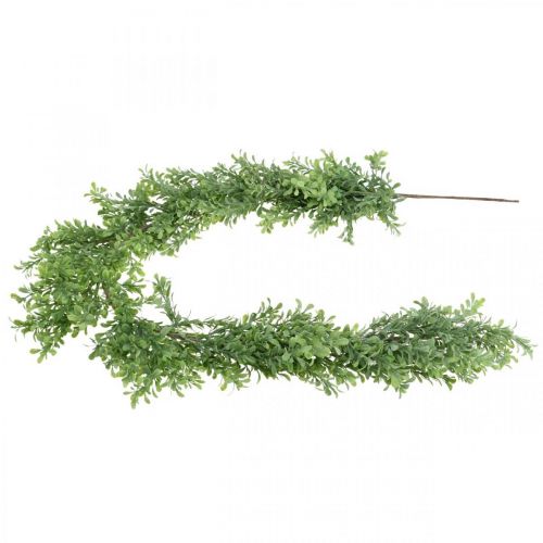 Floristik24 Guirlande végétale artificielle, vrille de buis, décoration verte L125cm