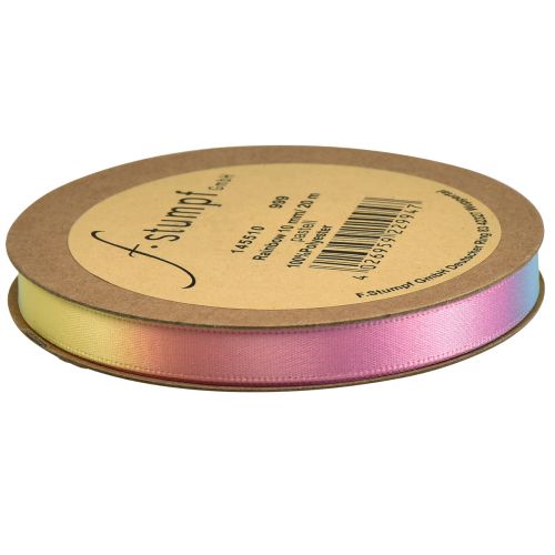 Article Ruban cadeau ruban arc-en-ciel coloré pastel 10mm 20m