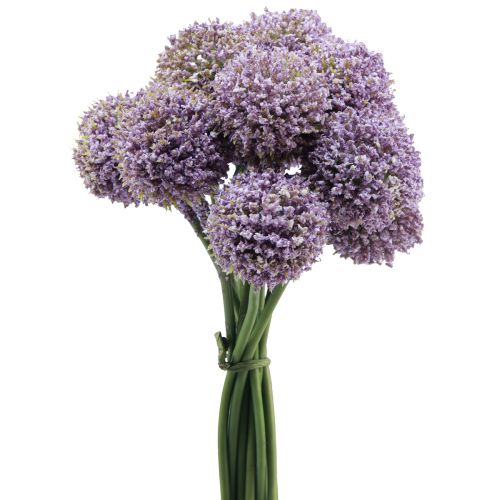Article Fleurs artificielles boule de fleur allium artificielle violet 25cm 12pcs