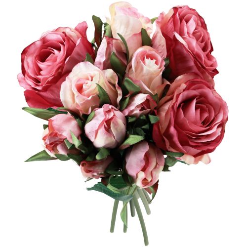 Article Roses Artificielles Roses Artificielles Roses Bouquet Décoratif 29cm 12 pcs