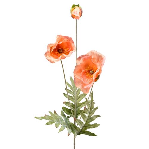 Article Fleurs artificielles fleurs en soie coquelicots décoration 75cm