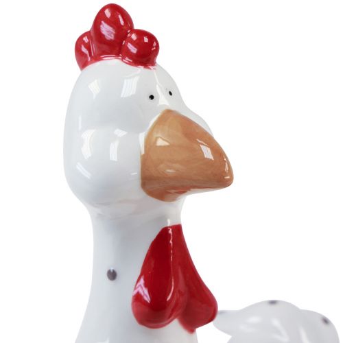 Article Poulets décoratifs figurines de décoration de Pâques 18,5 cm 2pcs