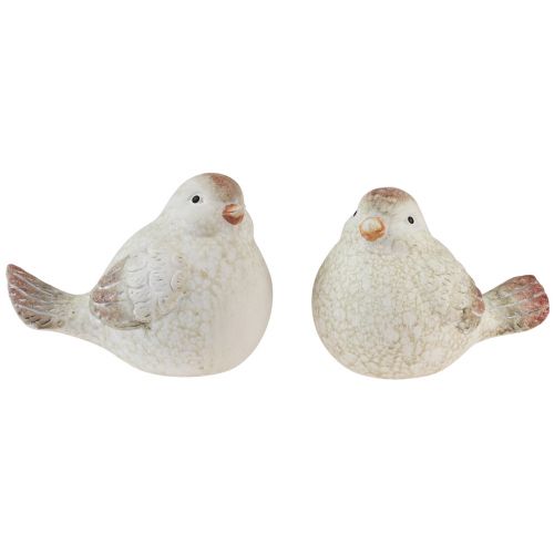 Décoration de table décoration printanière figurines d'oiseaux décoratives 11,5/12,5 cm 2 pcs