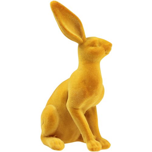 Article Lapin de Pâques figurine de lapin décorative curry Paire de lapins de Pâques 16 cm 2 pcs