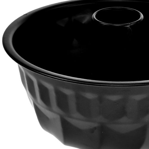 Article Décoration de cuisine moule à cake noir Gugelhupf métal Ø23cm
