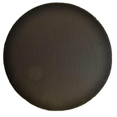 Article Sous-verres ronds en ardoise naturelle noir Ø10cm 6 pcs