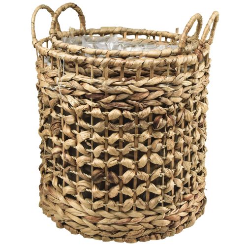 Article Panier à plantes panier jonc de mer jacinthe d'eau Ø31/26cm lot de 2