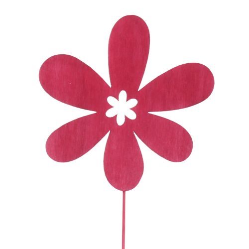 Article Bouchons de fleurs de décoration printanière fleur de bois 30,5 cm 18 pcs