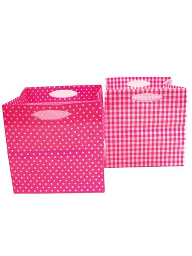 Floristik24 Sac plastique 10,5x10,5cm 16 pcs fuchsia