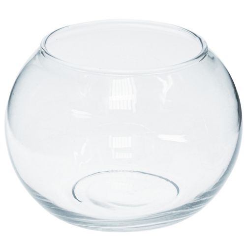 Article Vase boule vase à fleurs en verre rond décoration verre H11cm Ø15cm