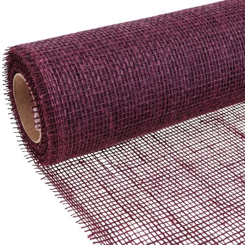 Article Chemin de table jute ruban de jute ruban de table vin rouge 30cm 5m