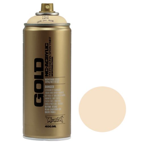 Article Spray Peinture Spray Beige Montana Gold Latte Mat 400ml