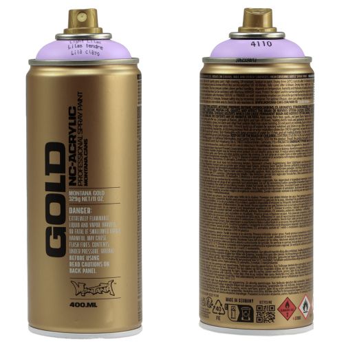 Article Spray Peinture Spray Montana Gold Violet Clair Mat 400ml