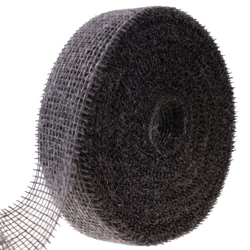 Floristik24 Ruban de jute ruban filet déco ruban jute marron taupe 5cm 40m