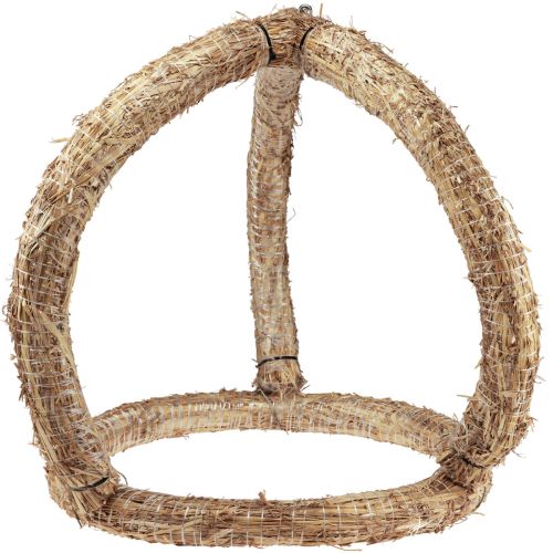 Floristik24 Couronne décorative couronne de paille couronne de paille couronne naturelle 50×55cm